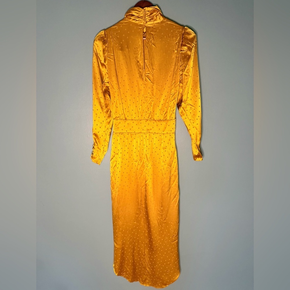 Ronny Kobo Collection $498 Retail Blake Asymmetrical Silk Blend Dress | Size XS - Picture 5 of 7